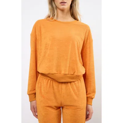 Viens Avec Moi Terry Cloth Sweatshirt
