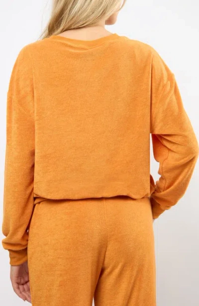 Viens Avec Moi Terry Cloth Sweatshirt