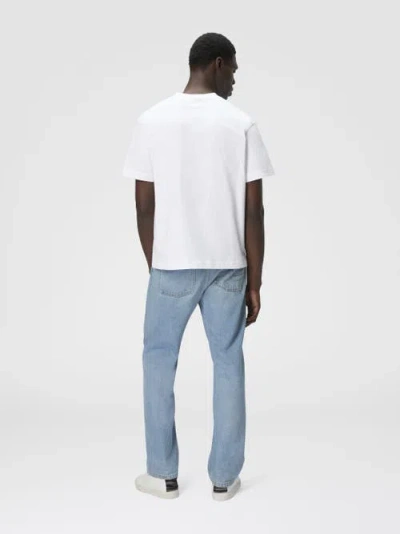 Missoni White Cotton T-shirt With Macro Zigzag Print