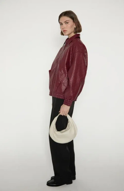 Hyer Goods Small Leather Convertible Hobo Crescent Ring Bag
