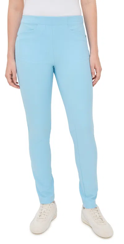 Polo Ralph Lauren Eagle Multi Nylon Stretch Pants Pool Blue