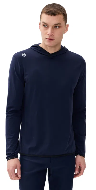 Greyson Colorado Lightweight Performance Hoodie Maltese Blue