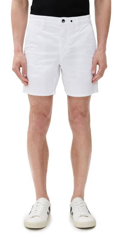 Rag & Bone Standard Chino Shorts 6.5 White