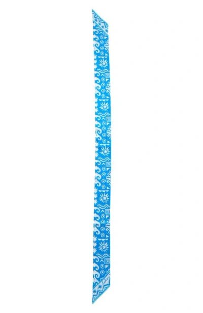 Echo Sun & Surf Reversible Silk Skinny Scarf