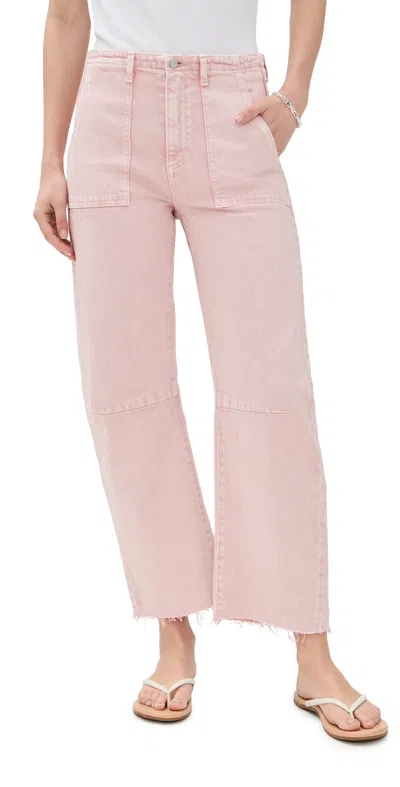 Le Jean Utility Soft Barrel Jeans Dusty Pink