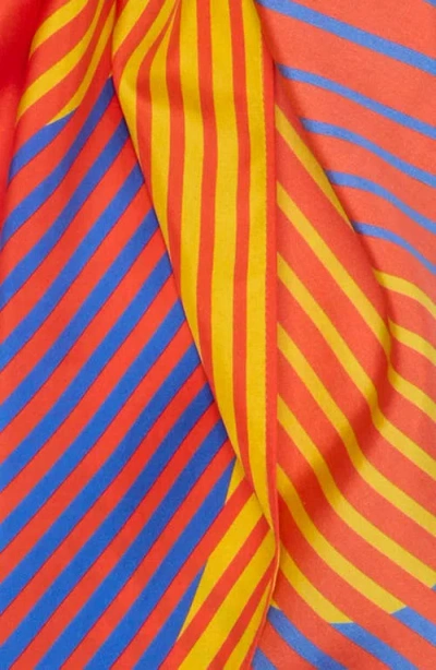 Lack Of Color Color Print Long Scarf