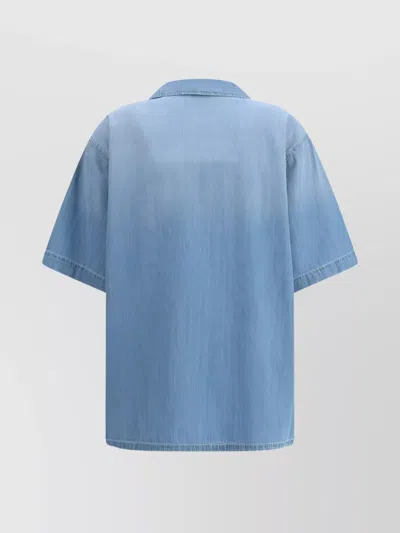 Fabiana Filippi Short Sleeve Denim Shirt