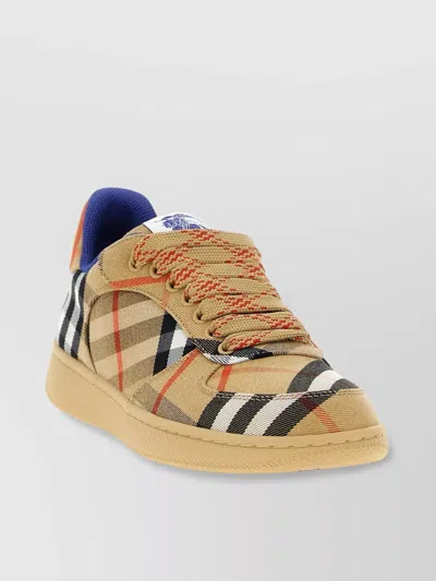 Burberry Women Embroidered Canvas Terrance Sneakers