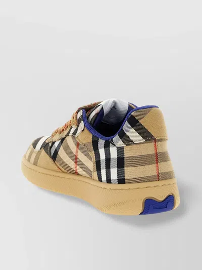Burberry Women Embroidered Canvas Terrance Sneakers