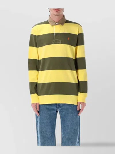 Polo Ralph Lauren Classic Fit Khaki-collar Rugby Shirt