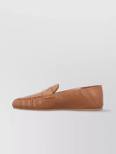 Stuart Weitzman Almond Toe Leather Lace-up Shoes In Multi