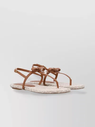 Stuart Weitzman Felicity Espadrillas Thong Sandals