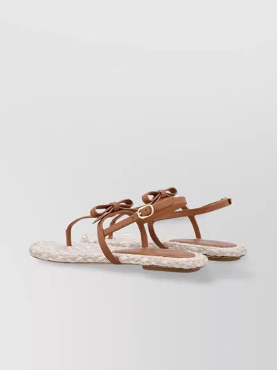 Stuart Weitzman Felicity Espadrillas Thong Sandals