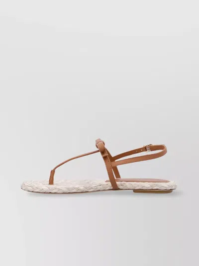 Stuart Weitzman Felicity Espadrillas Thong Sandals
