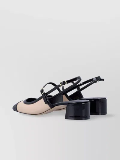 Stuart Weitzman Two-tone Patent Leather Mary Jane Pumps