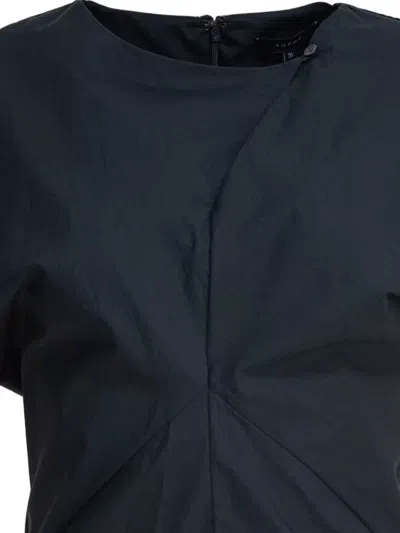 Soeur Short Sleeve Asymmetric Dart Detailing Top