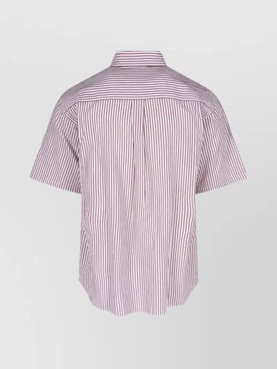 Carhartt Shirt Striped Pattern Collar Button-down