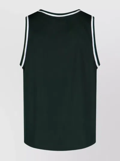 Carhartt Sleeveless Mesh Top Contrast Trim In Green
