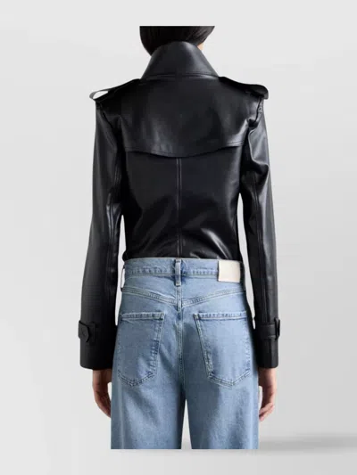 Norma Kamali Double Breasted Trench Body