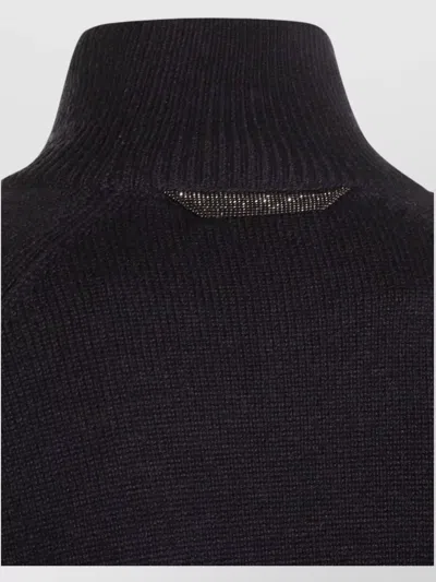Brunello Cucinelli Ribbed Turtleneck Knitwear Long Sleeves
