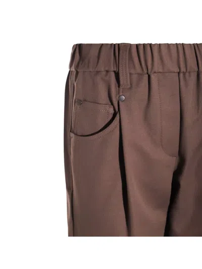 Brunello Cucinelli Relaxed Fit Trousers Elastic Waistband