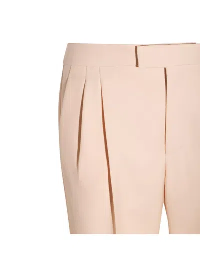 Valentino Tailored Trousers With Belt Loops And Cuffed Hem