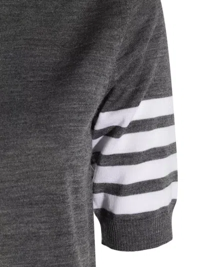 Thom Browne 4 Bar Stripes Fine-knit T-shirt
