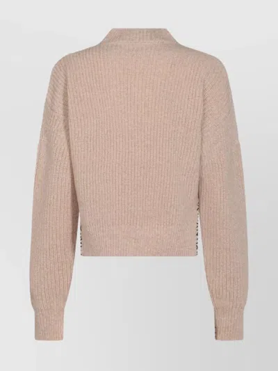 Marni Ribbed Knit Crewneck Dropped Shoulders