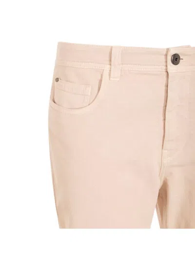 Brunello Cucinelli Straight Trousers With Front And Back Pockets