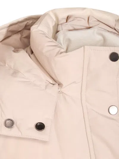 Brunello Cucinelli Puffer Jackets With Adjustable Hem And Hood