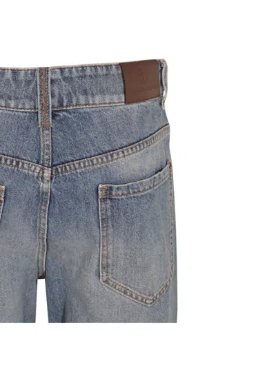 Brunello Cucinelli Straight Leg Trousers With Belt Loops