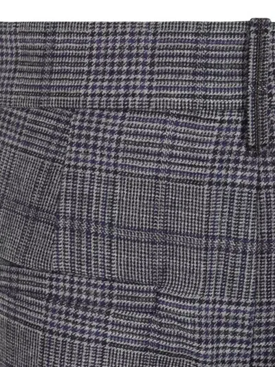 Brunello Cucinelli Front Pleated Wide Leg Trousers With Belt Loops