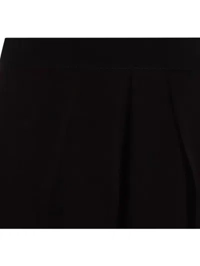 Brunello Cucinelli High Waist Pleated Skirt With Sheer Overlay