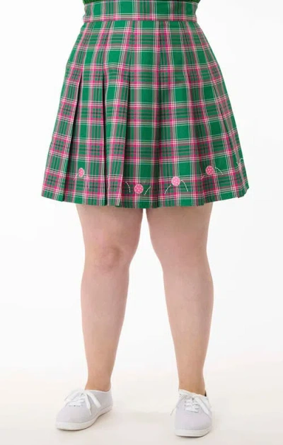Smak Parlour Plus Size Pleated Mini Skirt