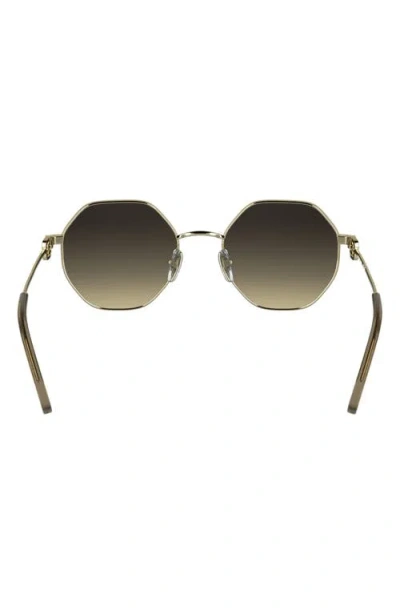 Longchamp Le Foulonné 52mm Gradient Round Sunglasses