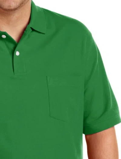 Harbor Bay By Dxl Big & Tall Pocket Piqué Polo Shirt