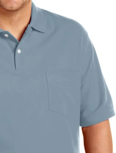 Harbor Bay By Dxl Big & Tall Pocket Piqué Polo Shirt