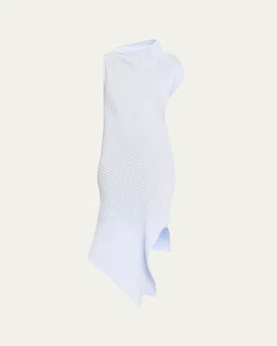 Issey Miyake Asymmetric Midi Dress