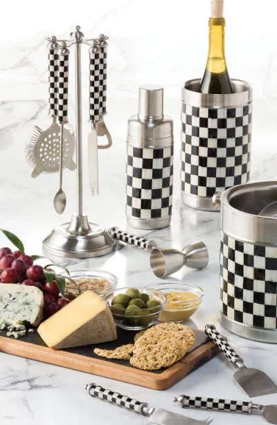 Mackenzie-childs Mackenzie Childs Courtly Check 6-piece Bar Tool Set