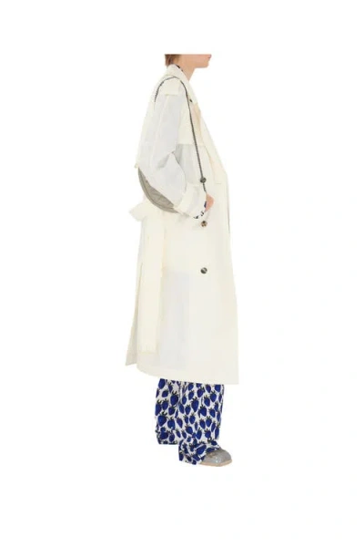 Burberry Long Silk Trench Coat