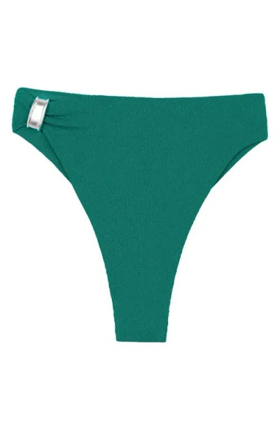 Vix Paula Hermanny Firenze Sunny High Waist Bikini Bottoms In Green