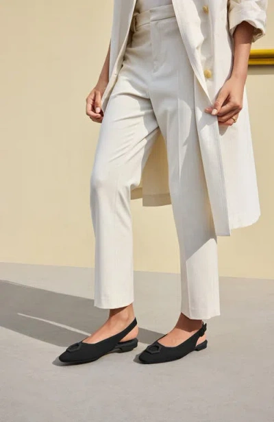 Vivaia Mini Square-toe Slingback Sandals