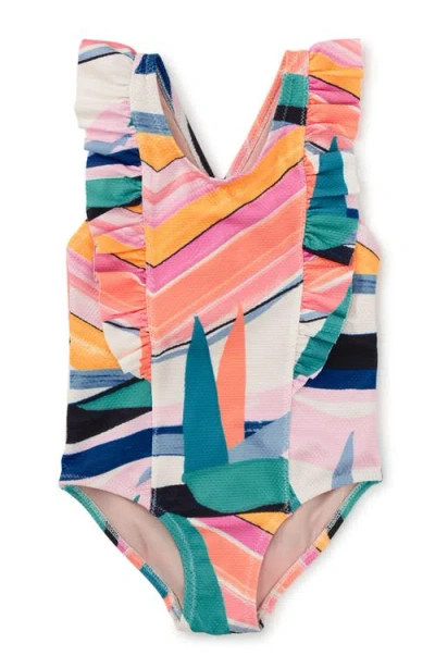 Tea Collection Ruffle One-piece Swimsuit