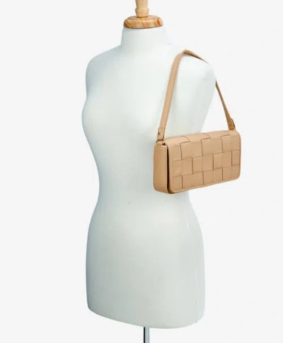 Gigi New York Juliette Woven Leather Shoulder Bag