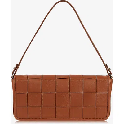 Gigi New York Juliette Woven Leather Shoulder Bag