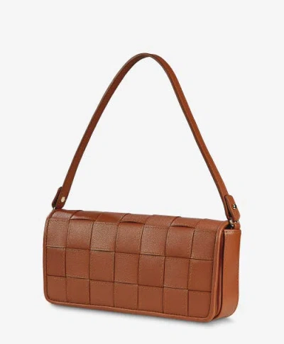 Gigi New York Juliette Woven Leather Shoulder Bag