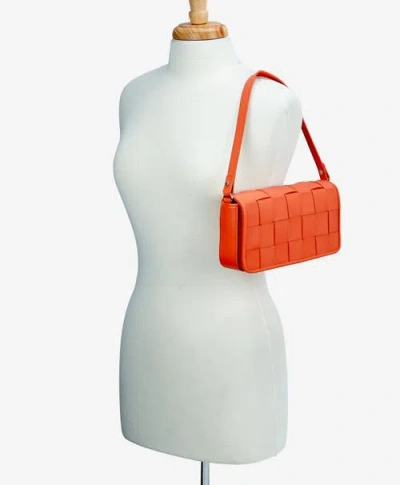 Gigi New York Juliette Woven Leather Shoulder Bag