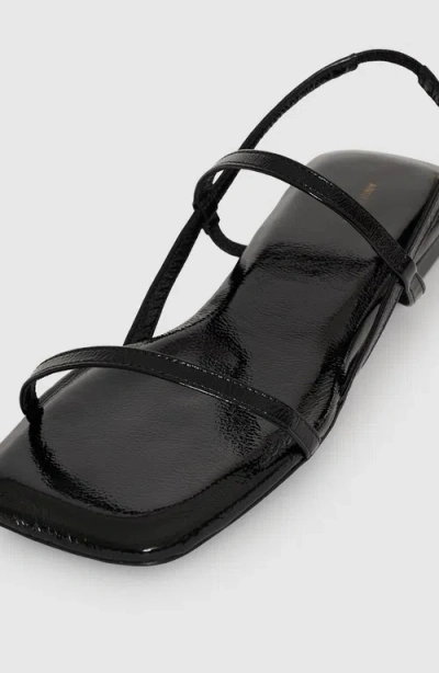 Anine Bing Hilda Flat Sandals In Black