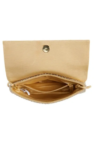 Loeffler Randall Charlee Crystal Embellished Mesh Clutch