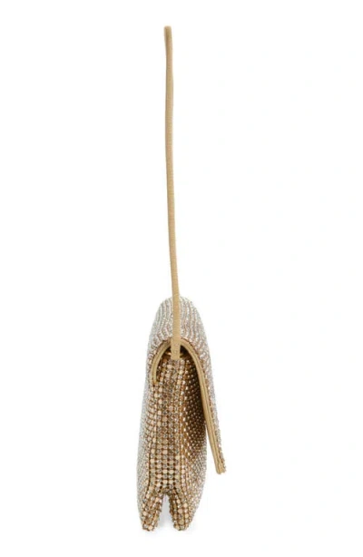 Loeffler Randall Charlee Crystal Embellished Mesh Clutch